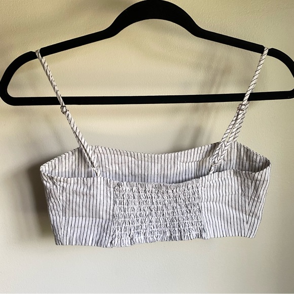 Brandy Melville Pinstripe Cropped Tank Top ( size XS / S ) - Picture 2 of 5